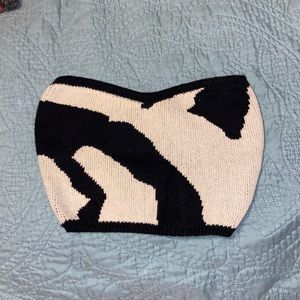 Stella Cow Print Crop Top